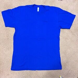 NWOT 2 Royal Blue American Apparel Crewneck Tees